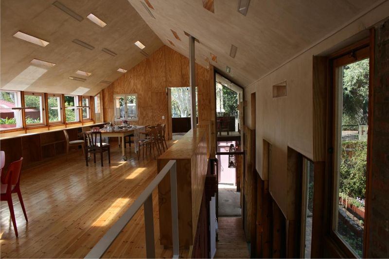 vaste salle séjour - Red-House par Kate Otten Architectes - Afrique du Sud