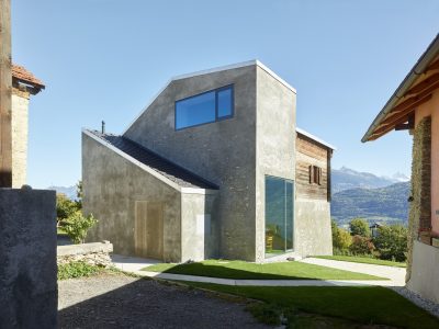 savioz-fabrizzi-maison-privée-Suisse-bois-pierre